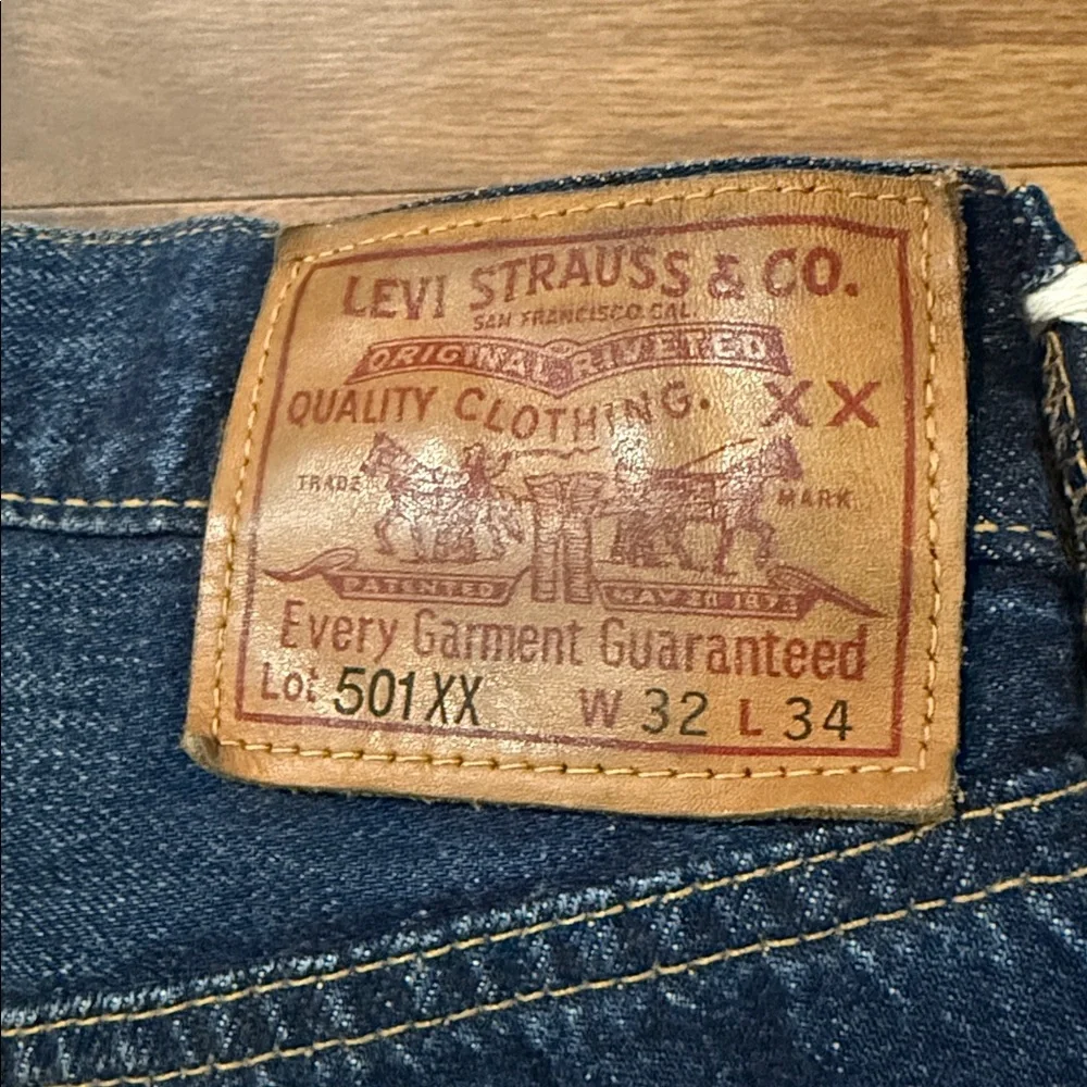 NWT Levi’s Vintage Clothing 1947 501 Jeans 32x34 Selvedge Rigid